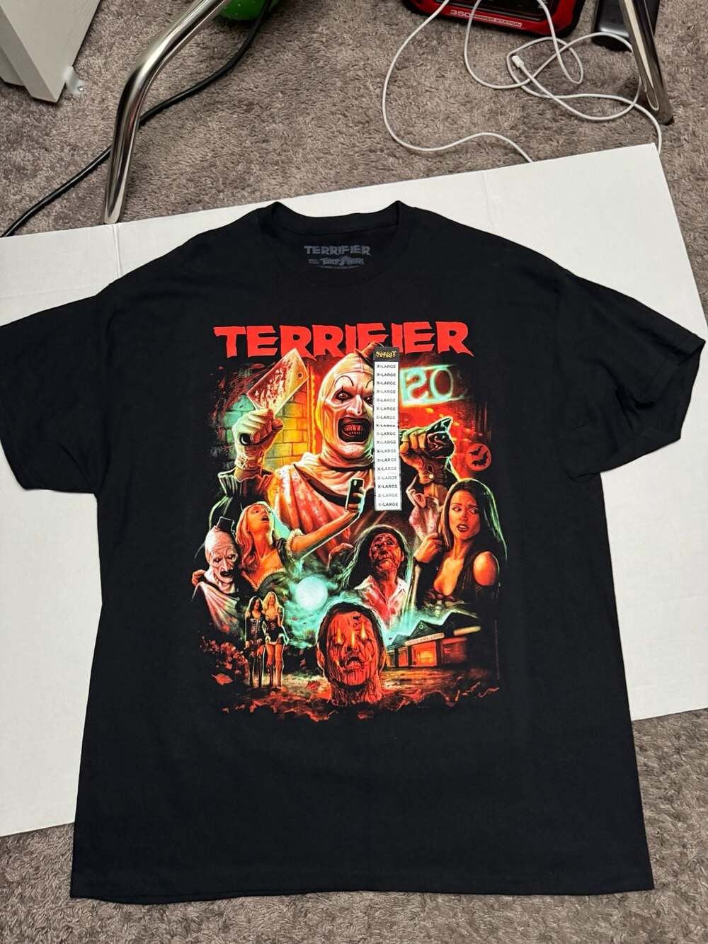 Terror Threads Terrifier Man of the Hour Art the Clown Graphic T-Shirt